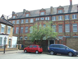 Former Colls Road School building in 2012